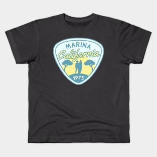 Marina California 1975 Surfer Kids T-Shirt